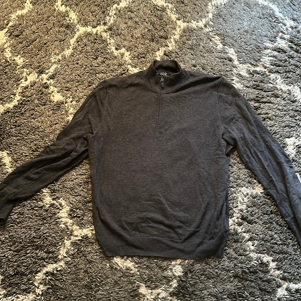 Jos A. Bank 1/2 zip cotton sweater